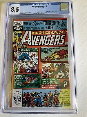 Buy Marvel Avengers Annual # 10 CGC 8.5 Key 1st Rogue / Madelyn Pryor 1981 White Pgs • 85.57£