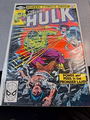 Buy Marvel Comics The Incredible Hulk Issue 256 KEY First Sabra VF/NM /2-200 • 40.76£