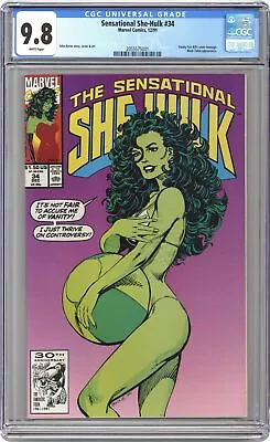 Buy Sensational She-Hulk #34 CGC 9.8 1991 2055575001 • 128.14£