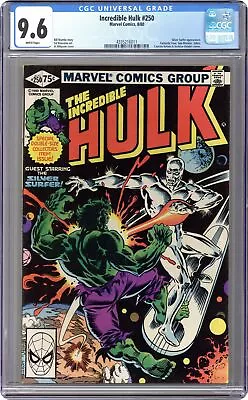 Buy Incredible Hulk #250 CGC 9.6 1980 4335216011 • 256.28£