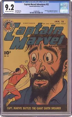 Buy Captain Marvel Adventures #52 CGC 9.2 1946 1268893009 • 392.19£