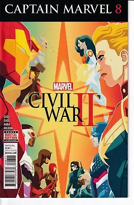 Buy Civil War 2 Captain Marvel #8 Marvel Comics • 3.95£