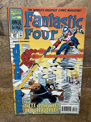 Buy 🔑 Fantastic Four Annual 27 • 1st Time Variance Authority • Marvel 1994 • Gemini • 7.76£