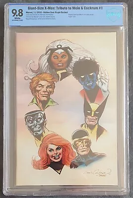 Buy Giant Size X-men: Tribute To Wein & Cockrum #1 (1:100 Virgin Hidden Gem) Cgc 9.8 • 165£