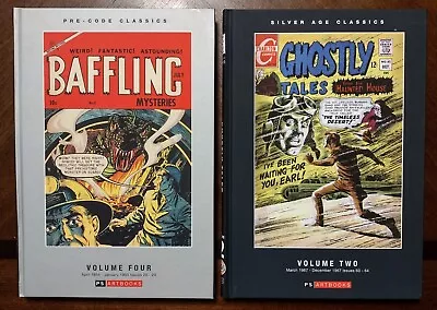 Buy Baffling Mysteries Vol 4 & Ghostly Tales Vol 2 New HC PS Artbooks Pre-Code • 42.71£
