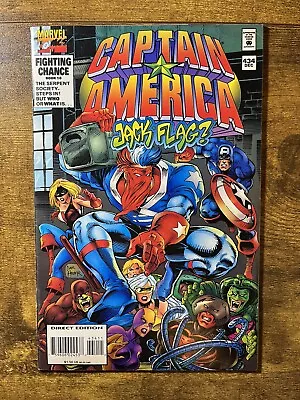 Buy Captain America 434 Dave Hoover Cover 1st App Jack Flag Marvel Comics 1994 • 3.85£
