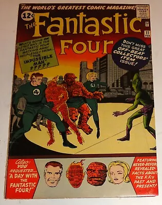 Buy Fantastic Four #11 First Impossible Man  Rare Tough Issue To Find In Nice Shape • 318.02£