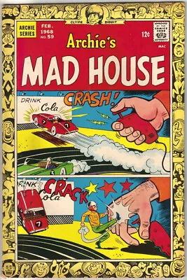 Buy Archie's Madhouse Comic Book #59 Sabrina Story Archie 1968 NICE COPY F • 22.55£