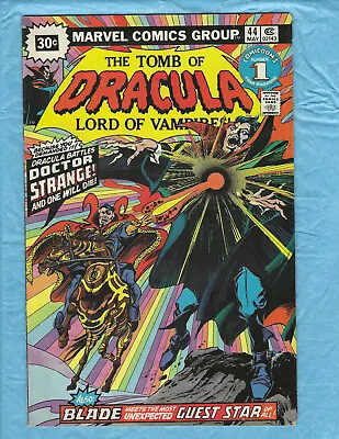 Buy The Tomb Of Dracula # 44, Variant Cover ( 30cents ), Dr, Stange, Blade App. 6.0F • 58.31£