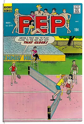 Buy Pep #247 (Archie Series) Nov 1970, Betty, Veronica, Jughead, Reggie (FN-) • 7.57£