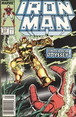 Buy Iron Man Mark Jewelers #218MJ FN- 5.5 1987 Stock Image Low Grade • 3.57£