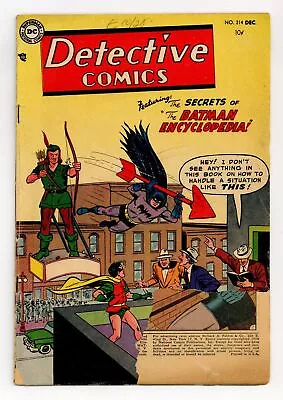 Buy Detective Comics #214 FR 1.0 1954 • 112.61£