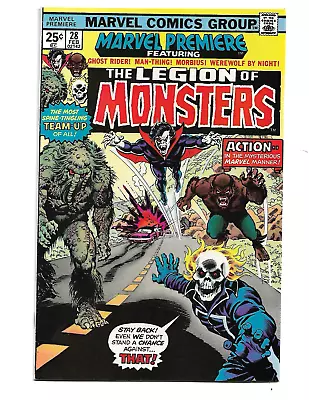 Buy Marvel Premiere #28 VF Marvel Comics 1976 1st Legion Of Monsters Morbius • 139.78£