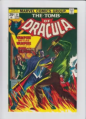 Buy Tomb Of Dracula #21 - Deathknell, Marv Wolfman Story! (8.0) 1974 • 30.46£