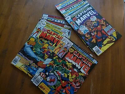 Buy Captain Marvel Lot #45-48, 50, 57 - 60, 62 – (Marvel Comics 1976/79) 10 Issues • 44.99£