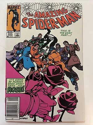 Buy Amazing Spider-Man #253 Newsstand Marvel 1984 1st App Richard Fisk As The Rose • 11.64£