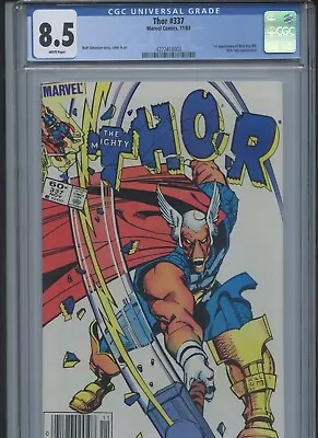 Buy Thor #337 1983 CGC 8.5 (1st App Of Beta Ray Bill)~ • 73.78£