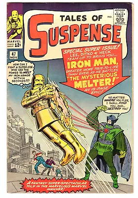 Buy Tales Of Suspense #47 Very Good-FIne 5.0 Iron Man Steve Ditko Art 1963 • 132.02£