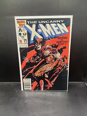 Buy Uncanny X-Men #212 (Marvel 1986) 1st Wolverine Vs. Sabretooth -Newsstand(A2)(27) • 19.41£