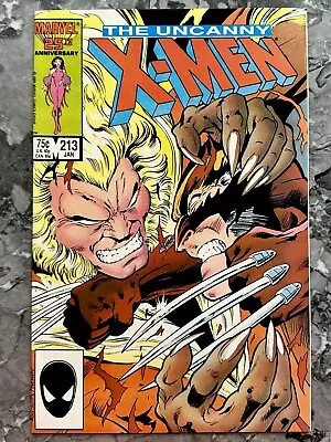 Buy Uncanny X-Men 213 NM- 1st App Mr Sinister Psylocke Recruit Wolverine Marvel 1987 • 27.14£