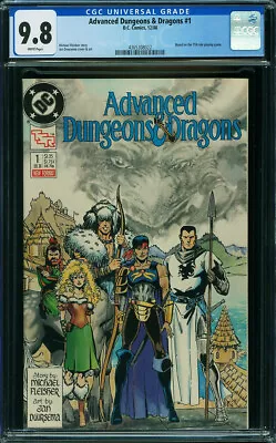 Buy ADVANCED DUNGEONS & DRAGONS #1 CGC 9.8 DC 1988 TSR Role Playing! AD&D! Q5 432 Cm • 182.50£