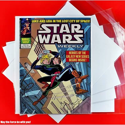 Buy Star Wars Weekly # 115    1 Marvel Comic Bag And Board 7 5 80 UK 1980 (Lot 2694 • 7£