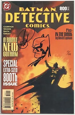 Buy Detective Comics #800 Dynamic Forces Signed Woods Remarked Batman Sketch Df Dc • 89.99£