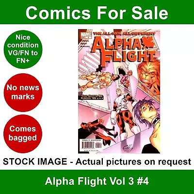 Buy Marvel Alpha Flight Vol 3 #4 Comic VG/FN+ 01 August 2004 • 3.49£