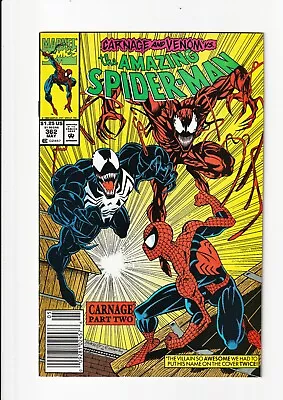 Buy Amazing Spider-Man #362 (1992) NEWSSTAND Marvel NM- White Pages 1st Print • 19.45£