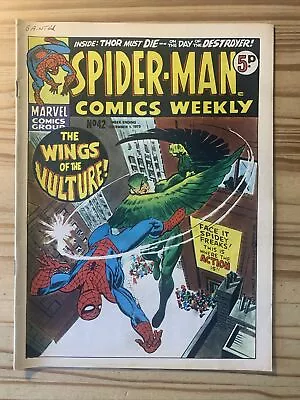 Buy Spider-man Comics Weekly # 42 Date 1/12/73 Reprints Amazing Spider-man # 48 Vfn- • 10£