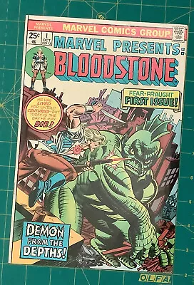 Buy MARVEL PRESENTS # 1 October 1975 BLOODSTONE 1st APPEARANCE KEY ISSUE • 15.49£