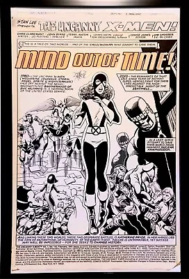 Buy Uncanny X-Men #142 Pg. 1 By John Byrne 11x17 FRAMED Original Art Print Poster • 46.55£