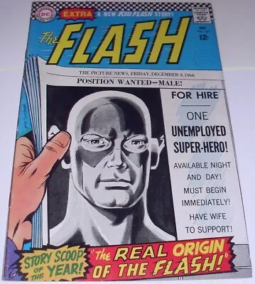 Buy The Flash #167 (1967) Fn+ 6.5   The Real Origin Of The Flash!  • 20£