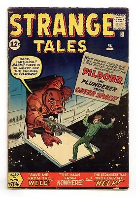 Buy Strange Tales #94 GD/VG 3.0 1962 • 89.31£