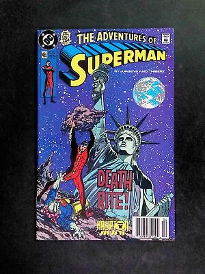 Buy Adventure Of Superman #465  DC Comics 1990 VF/NM NEWSSTAND • 7.77£