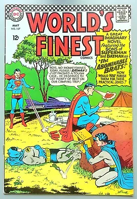 Buy World's Finest Comics #157 ~ DC 1966 ~ SUPER-SONS - Bat-Mite Jr. FN • 15.55£