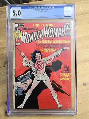 Buy Wonder Woman #196 CGC 5.0 1971 • 85.43£
