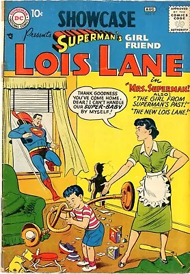 Buy Showcase  # 9   GOOD VERY GOOD   Aug. 1957   Superman App.   Lois Lane  Tape • 974.64£