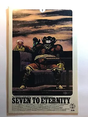 Buy Seven To Eternity #7 Nm Cover B Variant - Image Comics  2017 • 1.55£