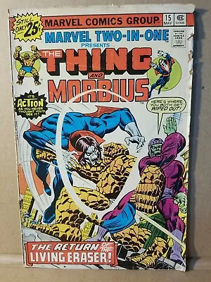 Buy Marvel Two-In-One: Thing And Morbius #15 (Marvel 1976) - VG • 4.65£