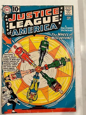 Buy Justice League Of America #6  Comic Book  1st App Amos Fortune • 19.41£