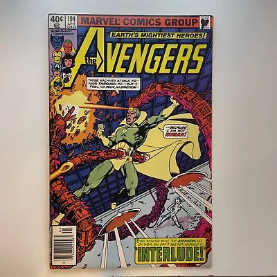 Buy COMICS: The Avengers #194 (April 1979) MARVEL BRONZE AGE • 6.22£