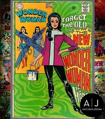 Buy Wonder Woman #178 (DC 1968) 1st Modern Diana Prince VG+ 4.5 • 62.09£