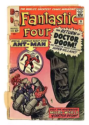Buy Fantastic Four #16 FR 1.0 1963 • 64.57£