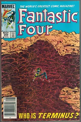 Buy Fantastic Four 269  Who Is Terminus?  Newsstand  VF- 1984 Marvel Comic • 3.07£