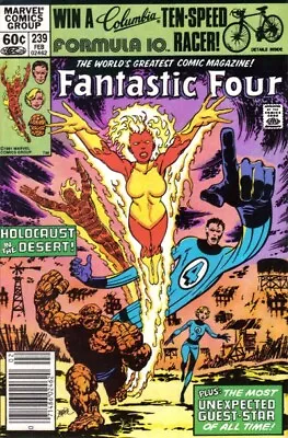 Buy FANTASTIC FOUR #239 VF, John Byrne, Direct Marvel Comics 1982 Stock Image • 3.88£