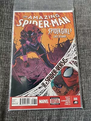 Buy Amazing Spiderman #8 - Marvel Comics 1st Print 2014 Series Edge Of Spiderverse • 5£