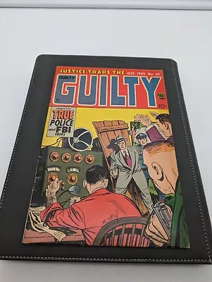 Buy Justice Traps The Guilty 55 Vol 1 No 7 Mid Grade 1953 Golden Age True Crime • 42.71£