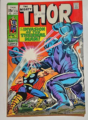 Buy The Mighty THOR 170 By Jack Kirby And Stan Lee,  THERMAL MAN, I Combine Shipping • 7.73£