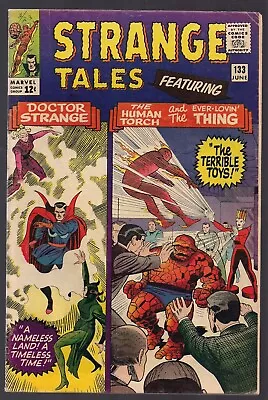 Buy Strange Tales #133 Marvel 1965 Thing & Torch + Dr Strange Powell & Ditko Art Fn- • 26.74£
